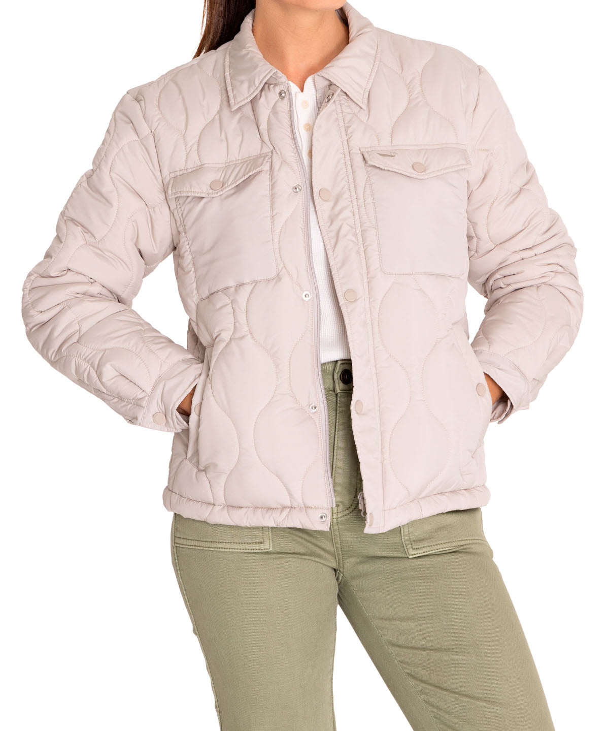 Parka Thermore Mujer Dugard Gris Rockford