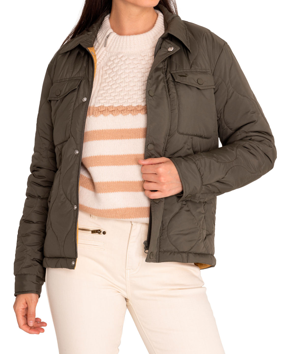 Parka Thermore Mujer Dugard Verde Rockford