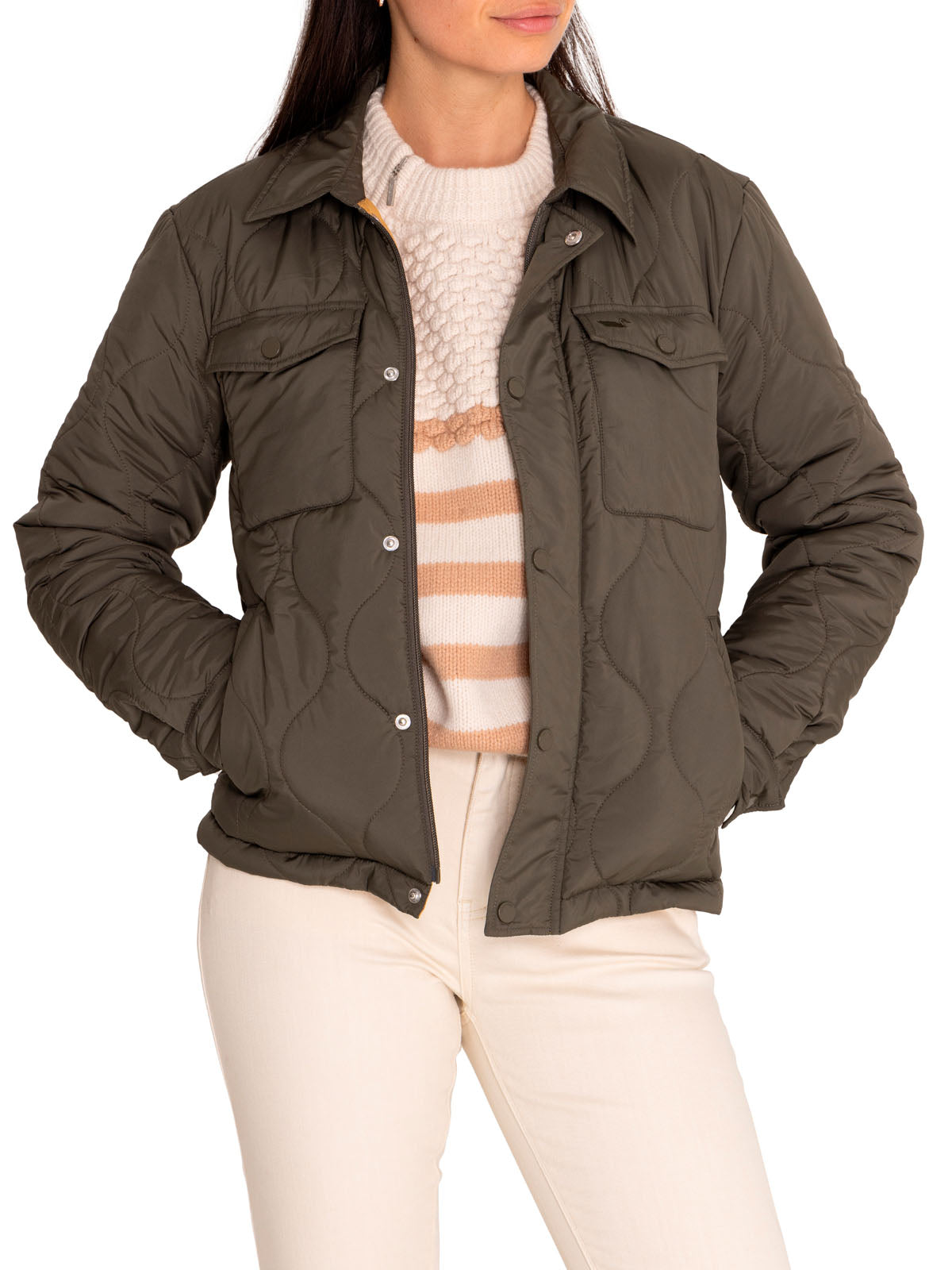 Parka Thermore Mujer Dugard Verde Rockford