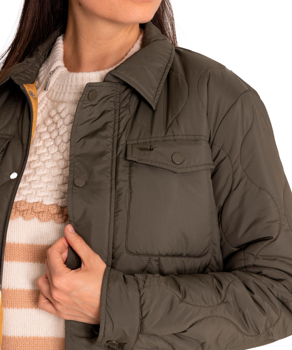 Parka Thermore Mujer Dugard Verde Rockford