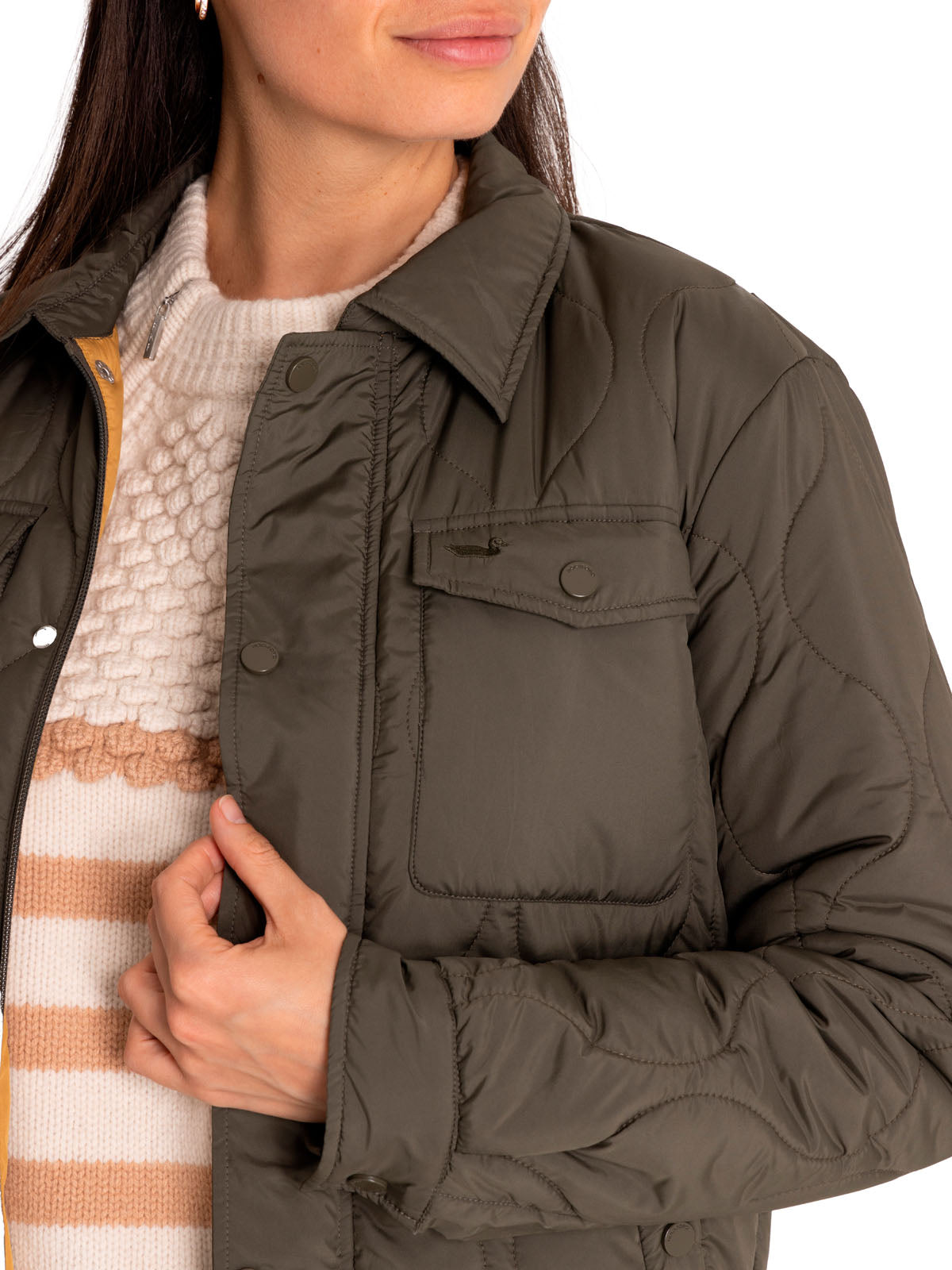 Parka Thermore Mujer Dugard Verde Rockford