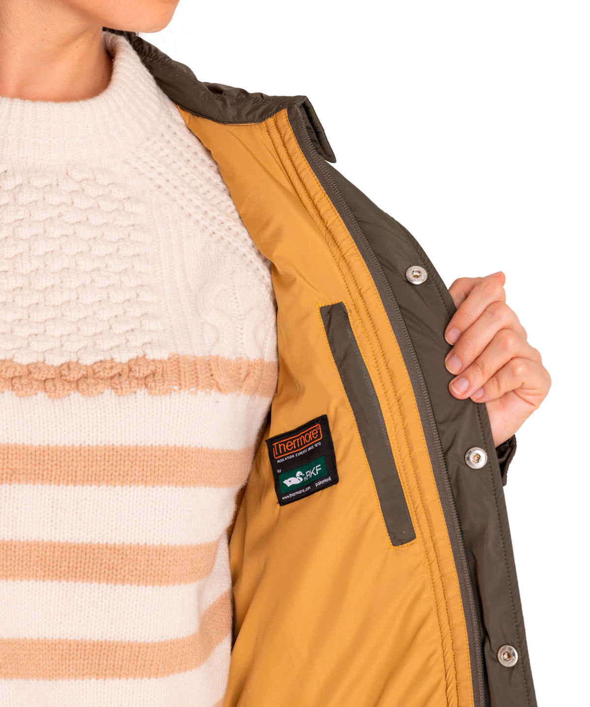 Parka Thermore Mujer Dugard Verde Rockford