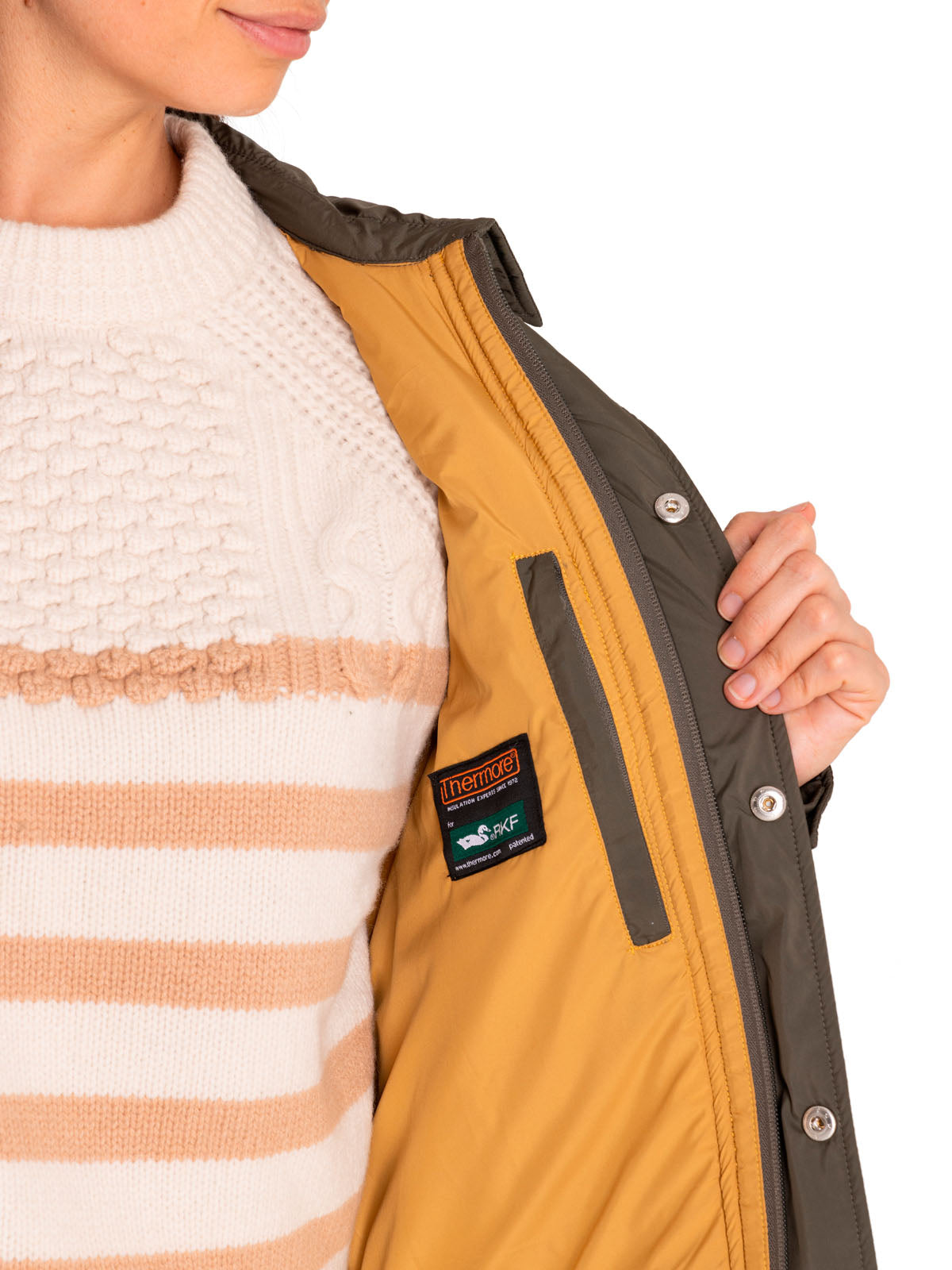Parka Thermore Mujer Dugard Verde Rockford