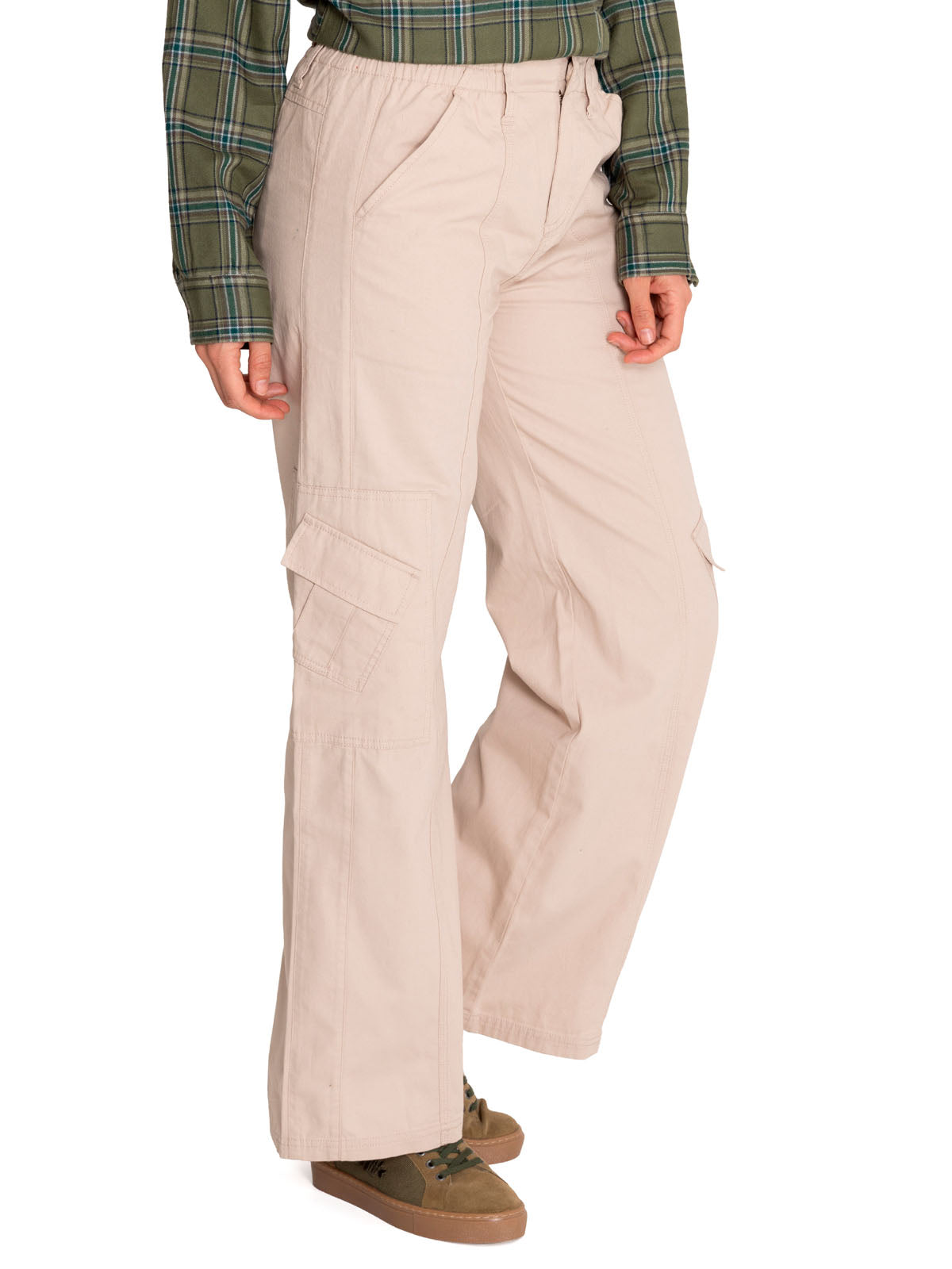 Pantalón Algodón Orgánico Mujer Adria Blanco Rockford