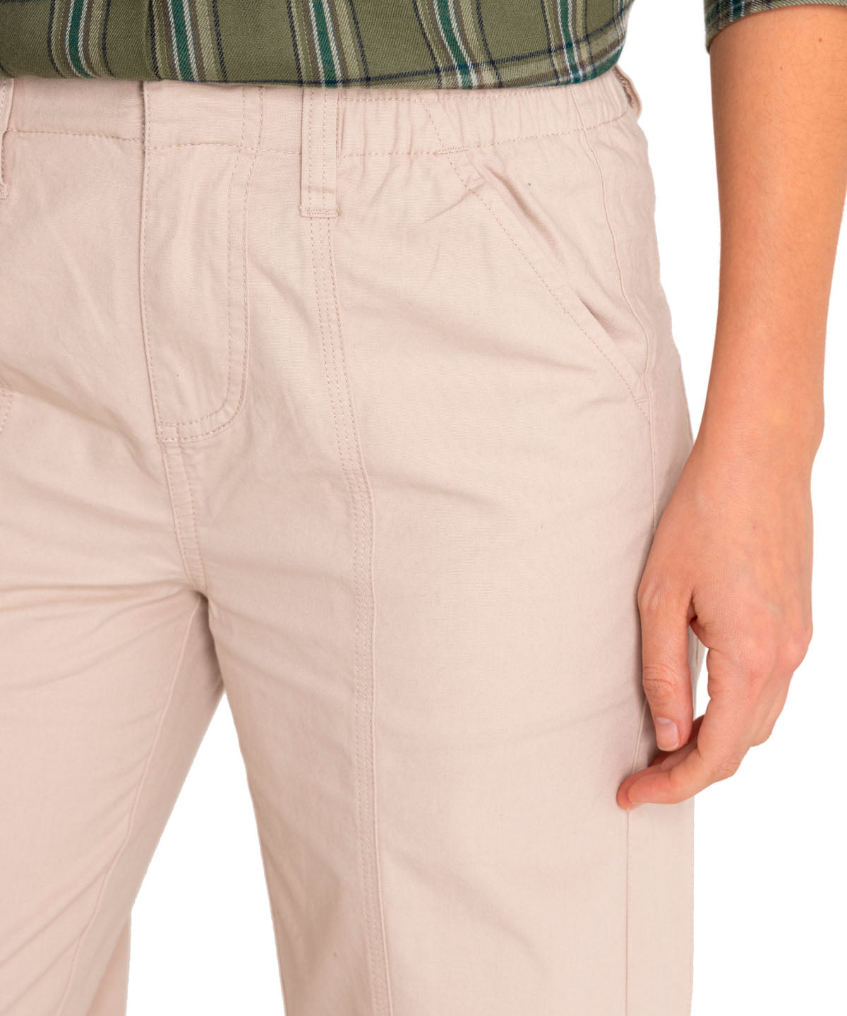 Pantalón Algodón Orgánico Mujer Adria Blanco Rockford