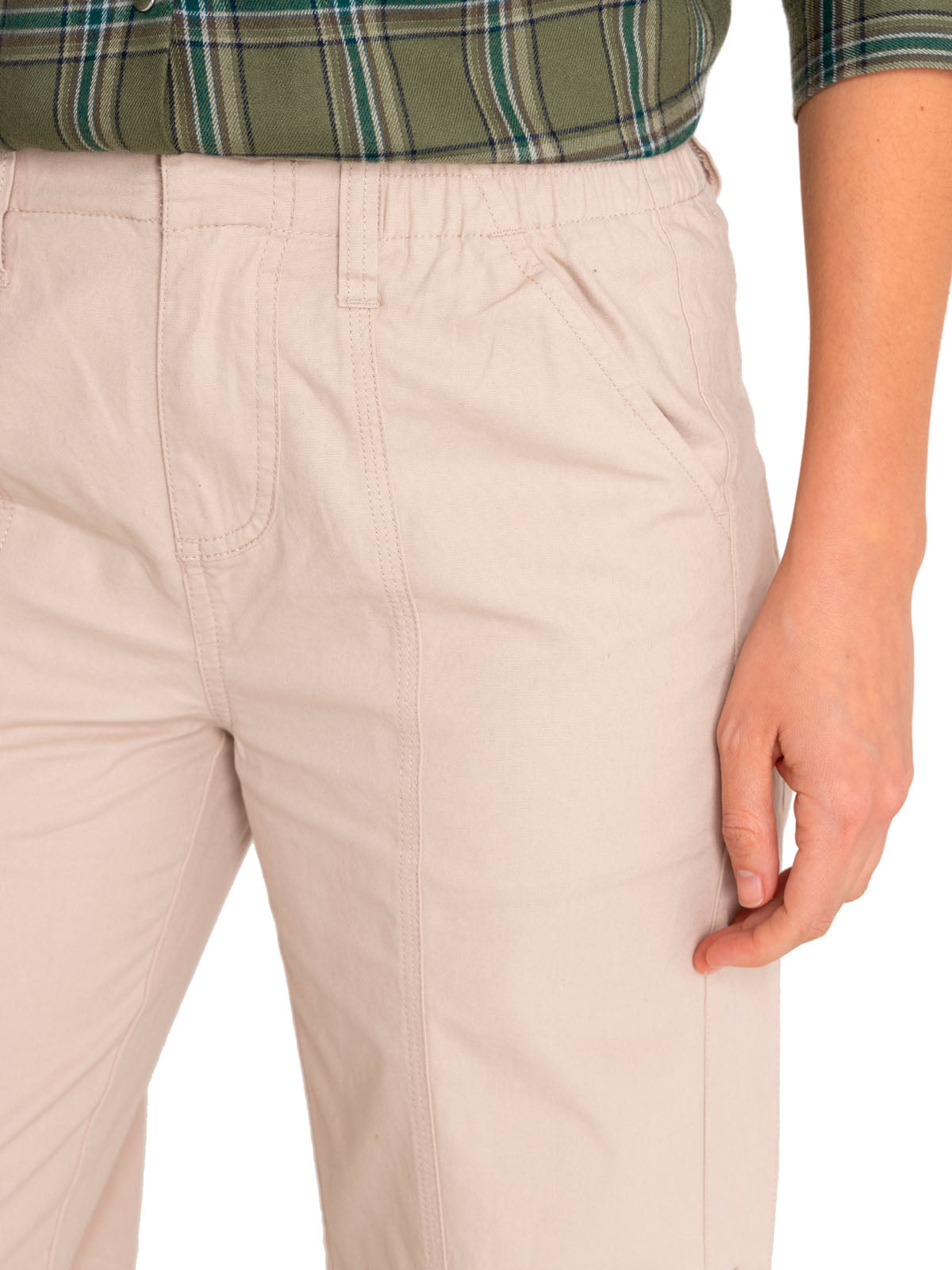 Pantalón Algodón Orgánico Mujer Adria Blanco Rockford