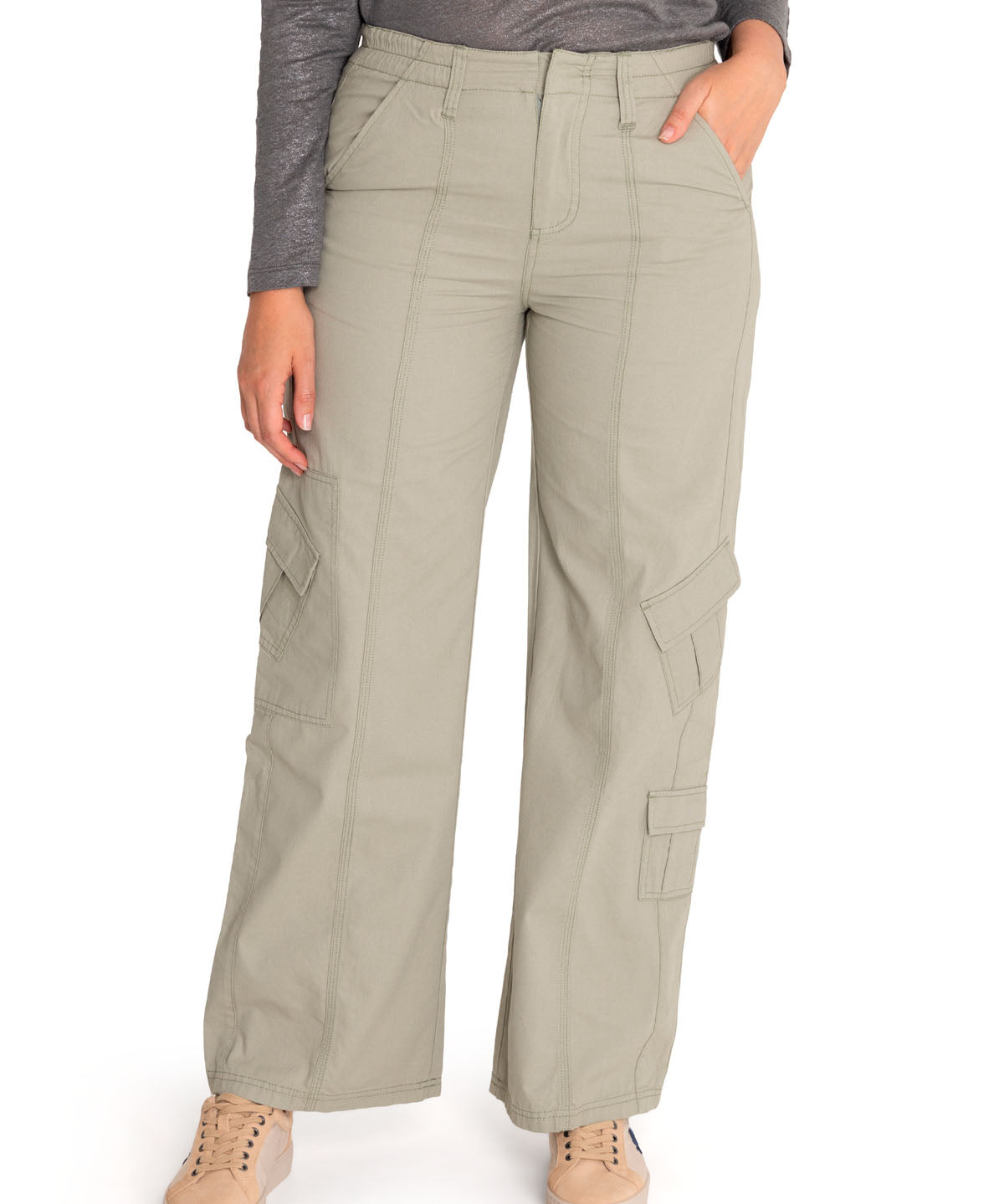 Pantalón Algodón Orgánico Mujer Adria Verde Rockford