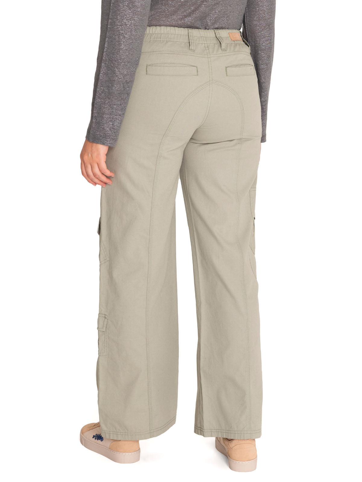 Pantalón Algodón Orgánico Mujer Adria Verde Rockford
