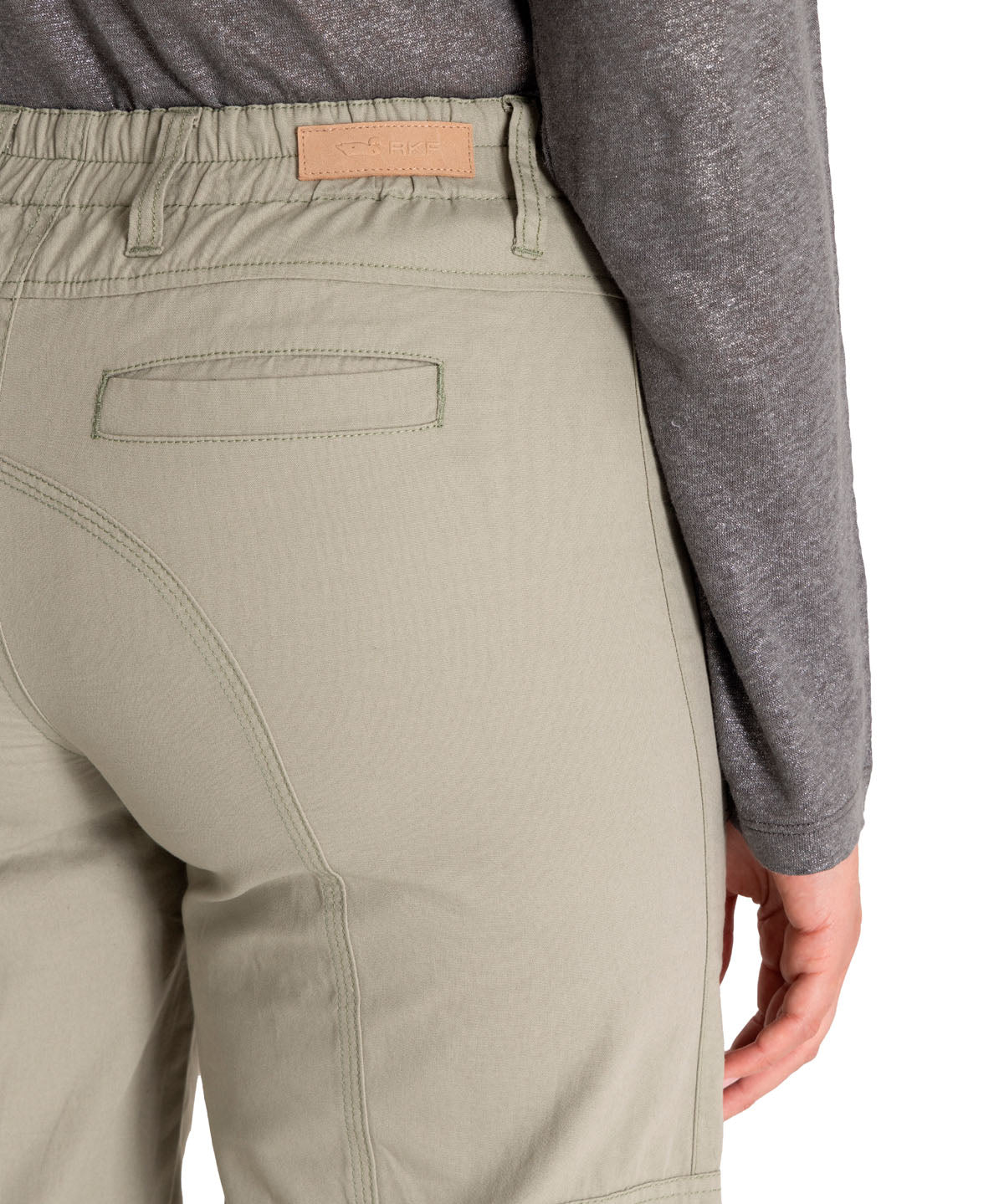 Pantalón Algodón Orgánico Mujer Adria Verde Rockford