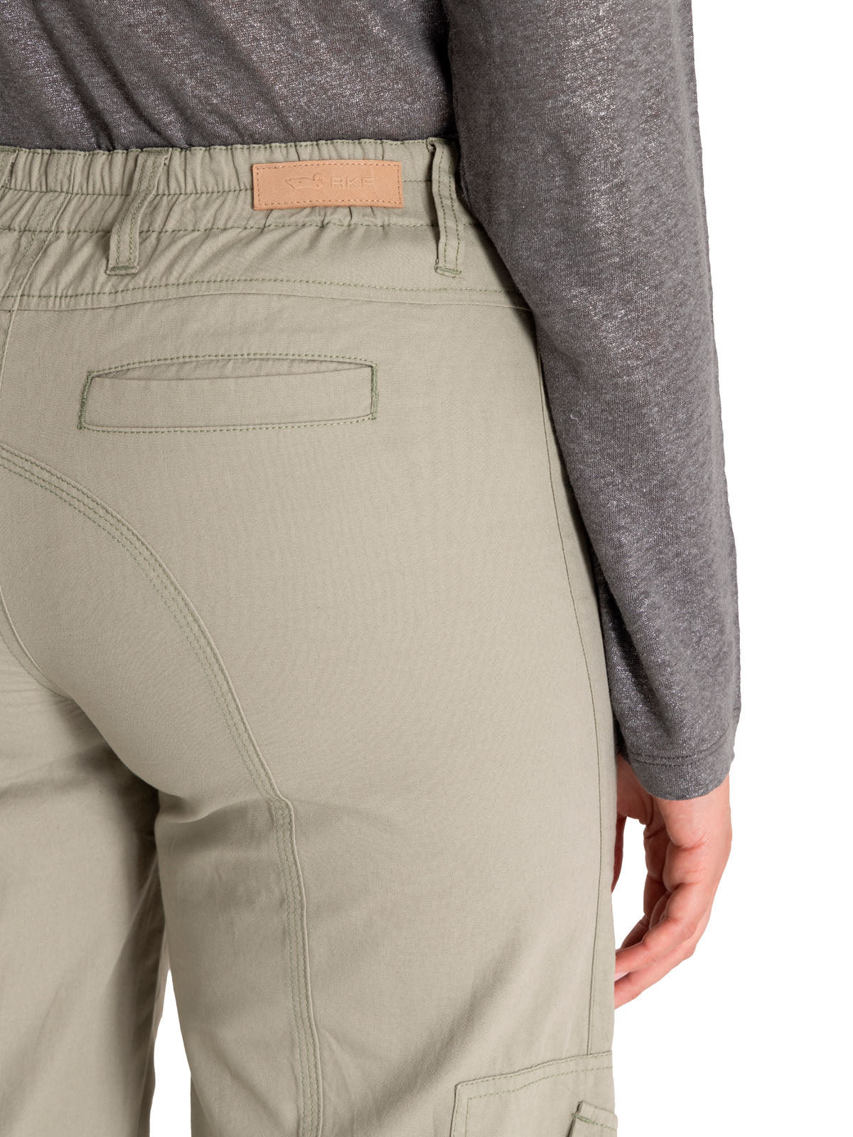 Pantalón Algodón Orgánico Mujer Adria Verde Rockford