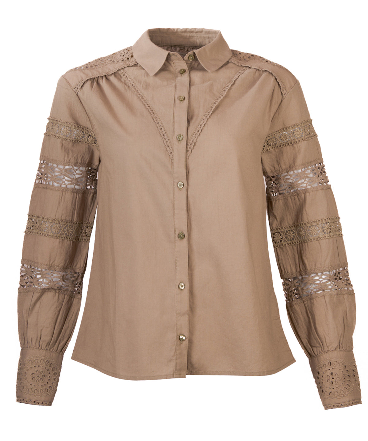 Blusa Algodón Orgánico Mujer Alba Verde Rockford