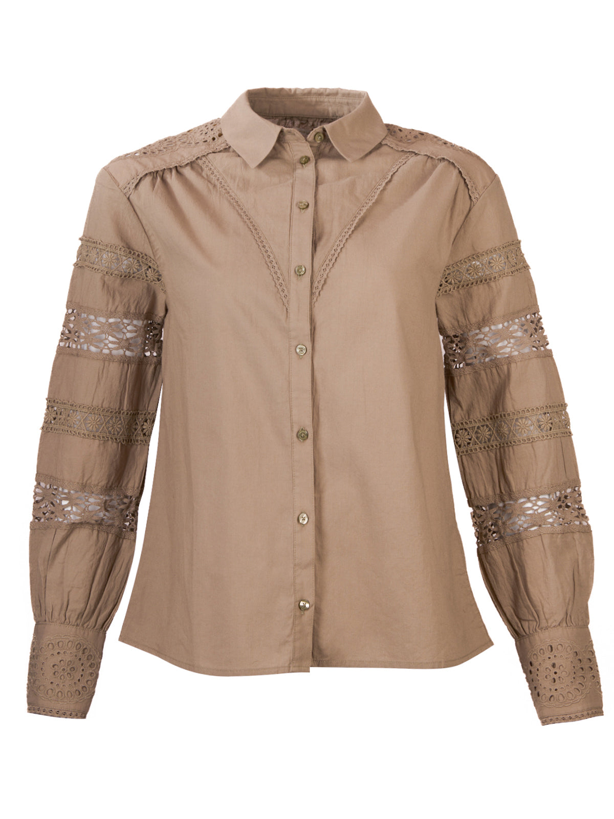 Blusa Algodón Orgánico Mujer Alba Verde Rockford