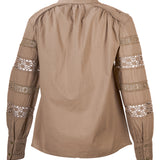 Blusa Algodón Orgánico Mujer Alba Verde Rockford