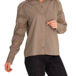 Blusa Algodón Orgánico Mujer Alba Verde Rockford