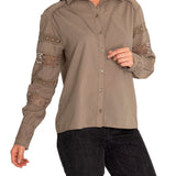 Blusa Algodón Orgánico Mujer Alba Verde Rockford