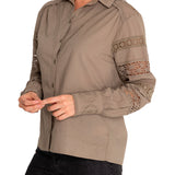 Blusa Algodón Orgánico Mujer Alba Verde Rockford