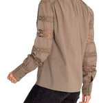 Blusa Algodón Orgánico Mujer Alba Verde Rockford