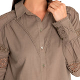 Blusa Algodón Orgánico Mujer Alba Verde Rockford