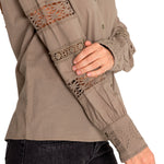 Blusa Algodón Orgánico Mujer Alba Verde Rockford