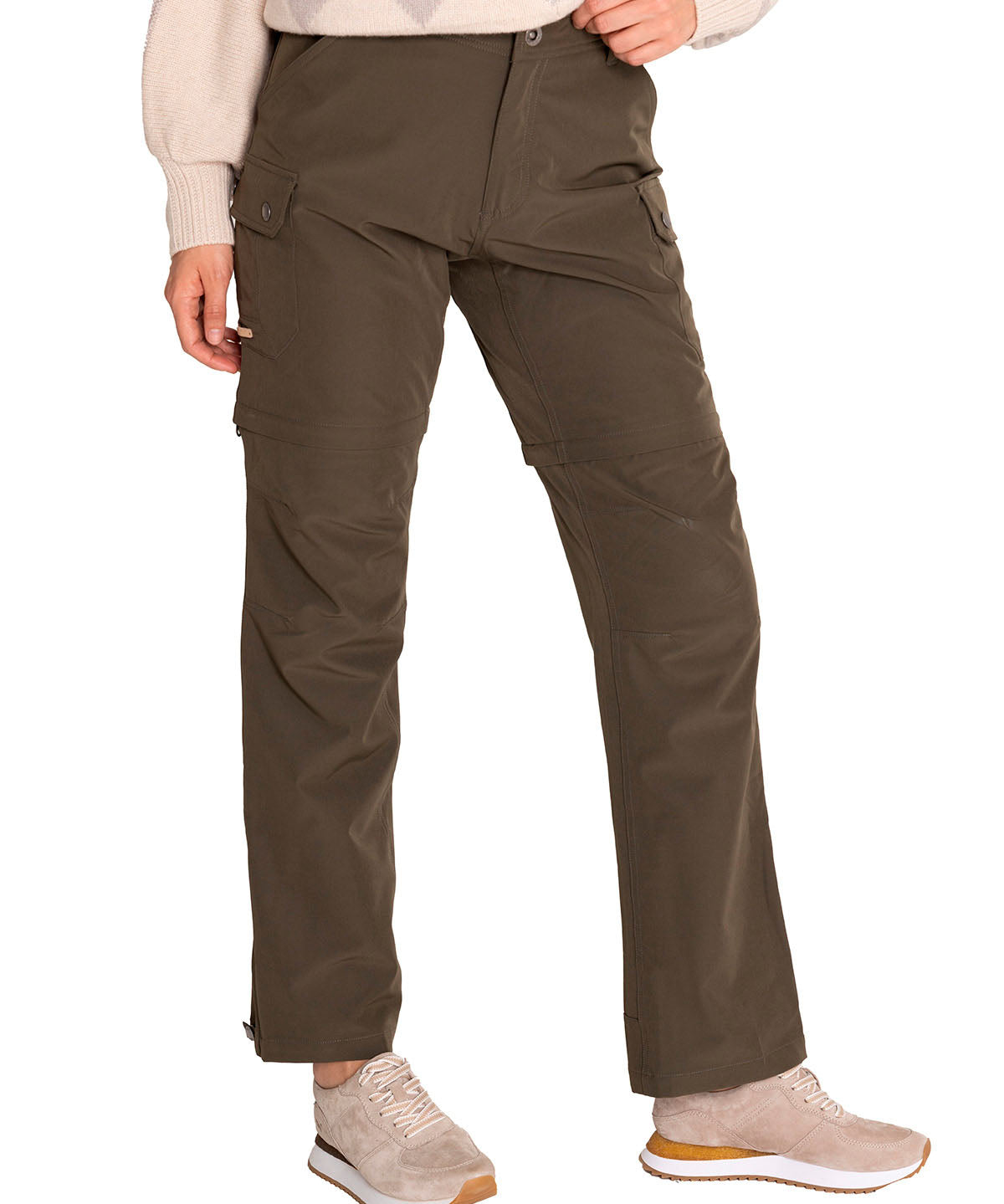 Pantalón Fibras Recicladas Mujer Desmontable Verde Rockford