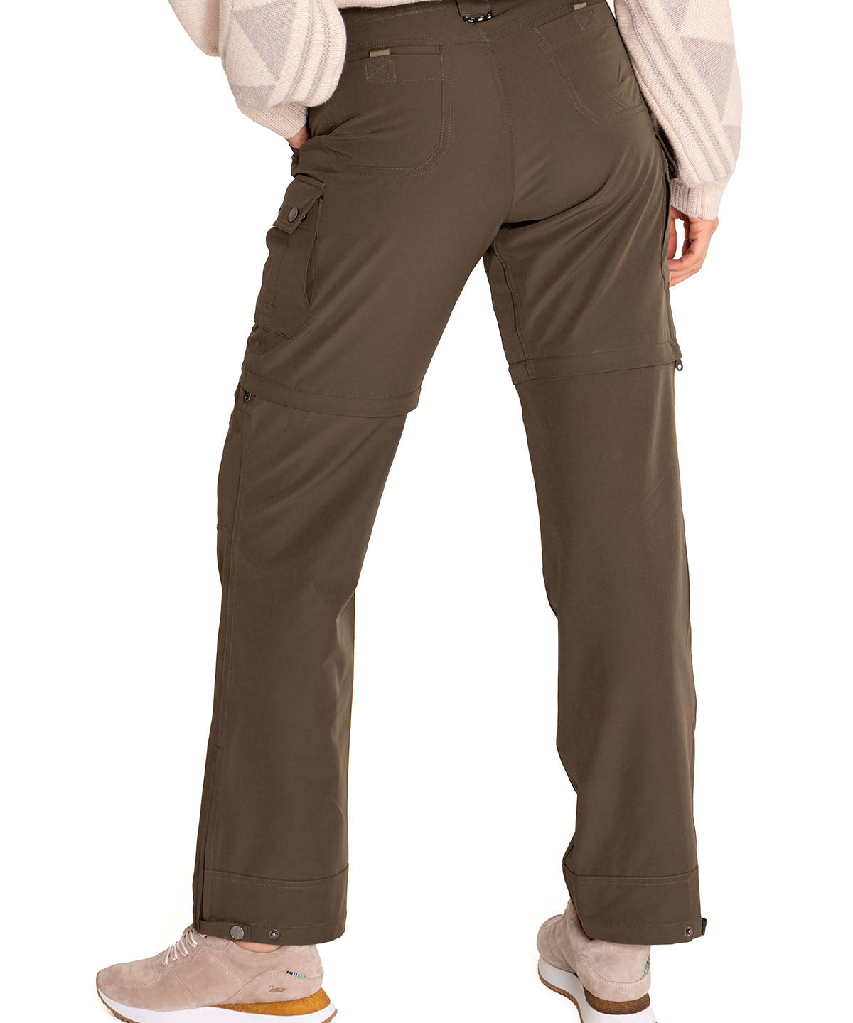 Pantalón Fibras Recicladas Mujer Desmontable Verde Rockford