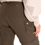 Pantalón Fibras Recicladas Mujer Desmontable Verde Rockford