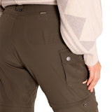Pantalón Fibras Recicladas Mujer Desmontable Verde Rockford