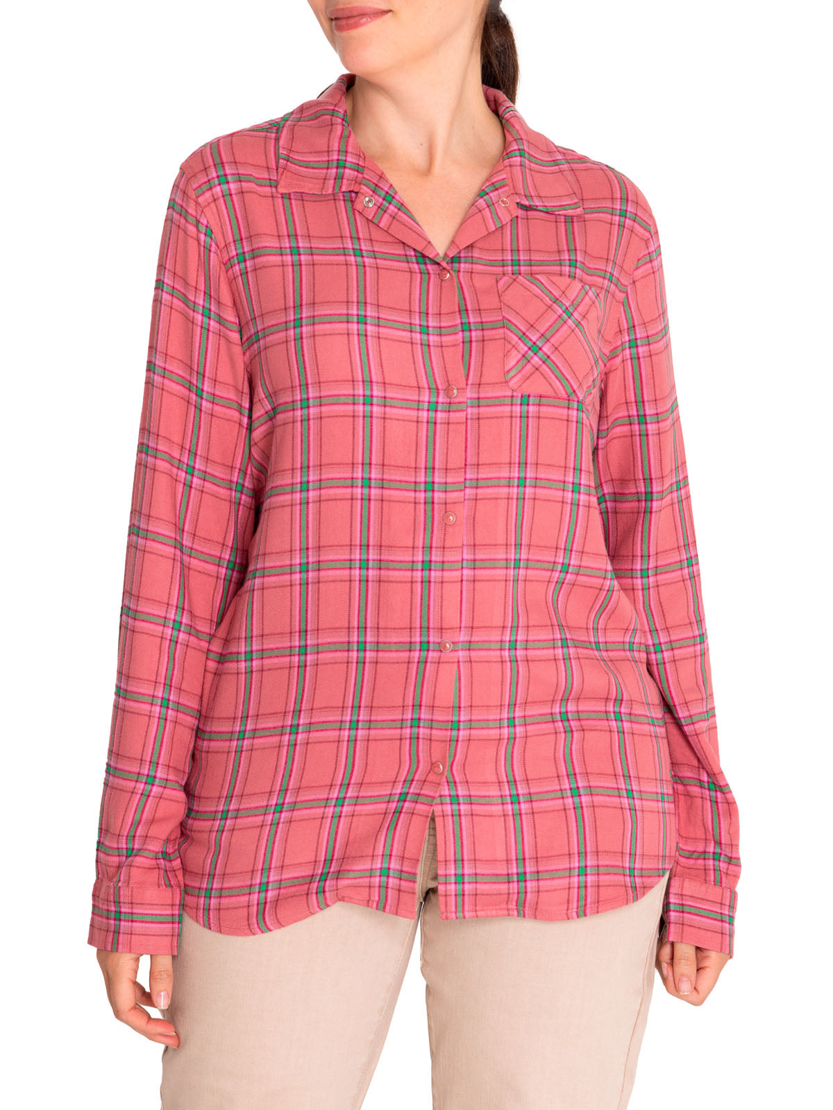 Blusa Rayón Mujer Laurel Rosado Rockford