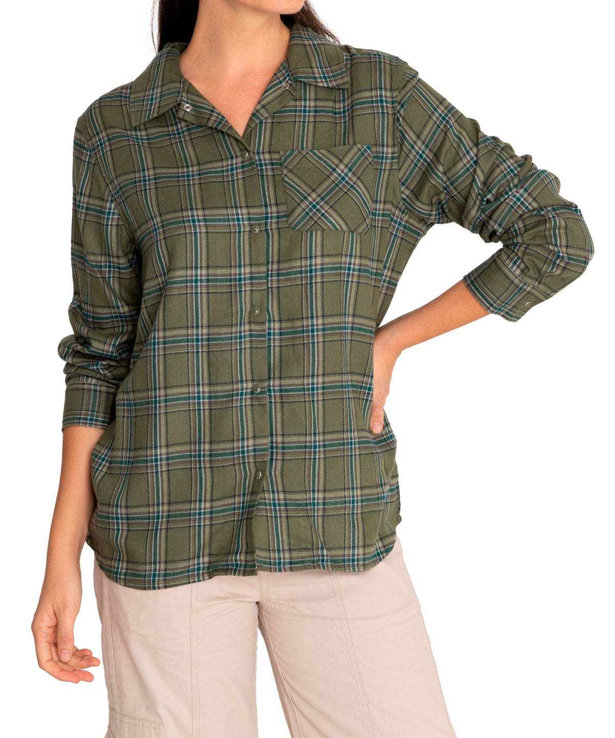 Blusa Rayón Mujer Laurel Verde Rockford