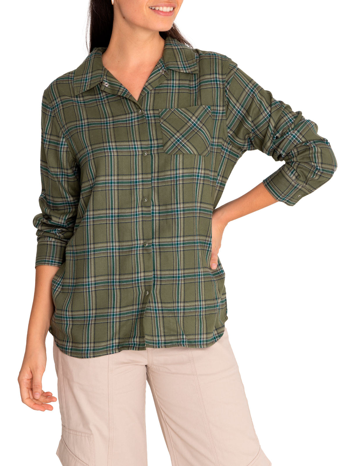 Blusa Rayón Mujer Laurel Verde Rockford