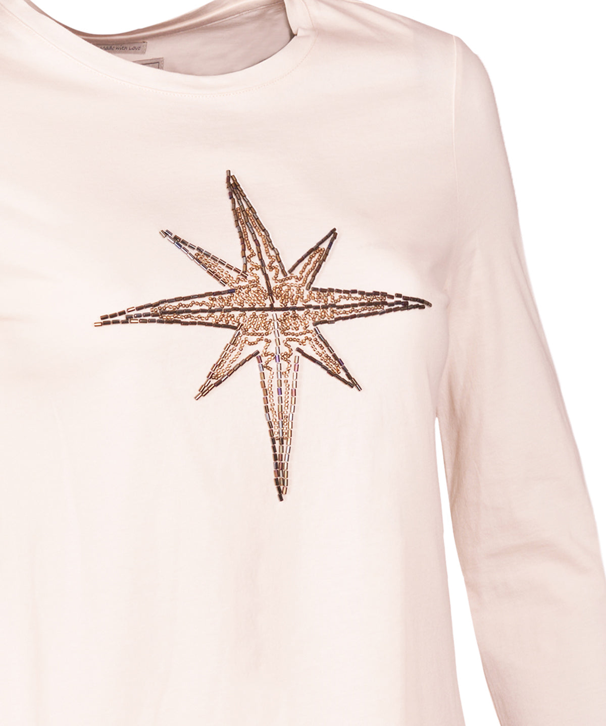 Polera Algodón Orgánico Mujer Stella Blanco Rockford