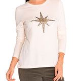 Polera Algodón Orgánico Mujer Stella Blanco Rockford