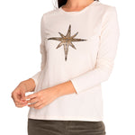 Polera Algodón Orgánico Mujer Stella Blanco Rockford