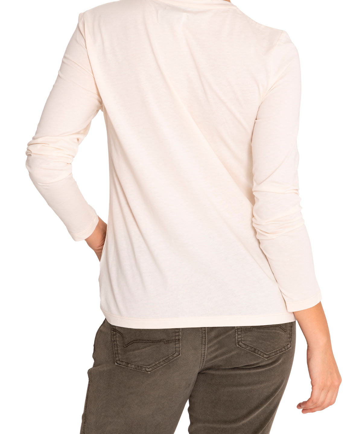 Polera Algodón Orgánico Mujer Stella Blanco Rockford