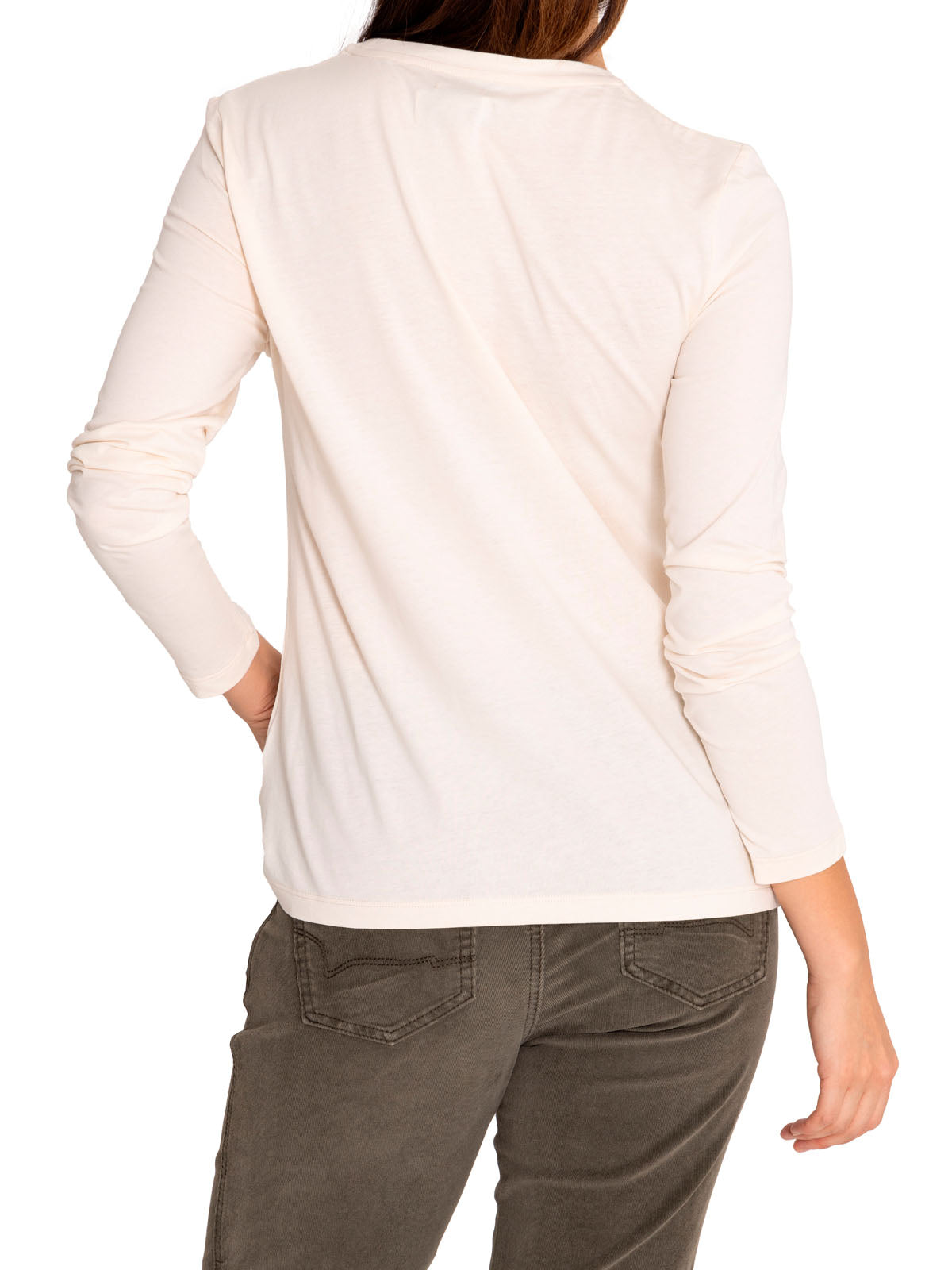 Polera Algodón Orgánico Mujer Stella Blanco Rockford