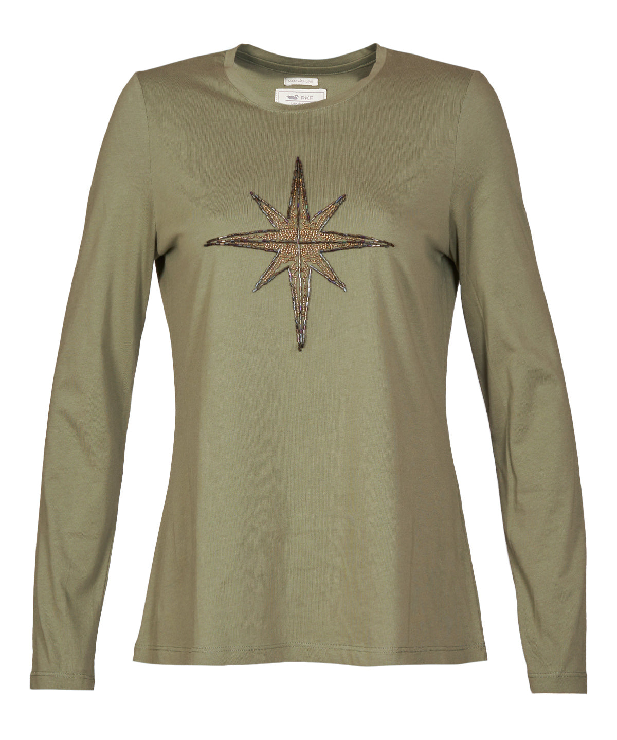 Polera Algodón Orgánico Mujer Stella Verde Rockford