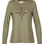 Polera Algodón Orgánico Mujer Stella Verde Rockford