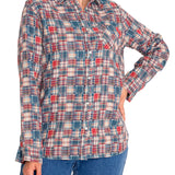 Blusa Algodón Orgánico Mujer Luz Multicolor Rockford