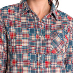 Blusa Algodón Orgánico Mujer Luz Multicolor Rockford