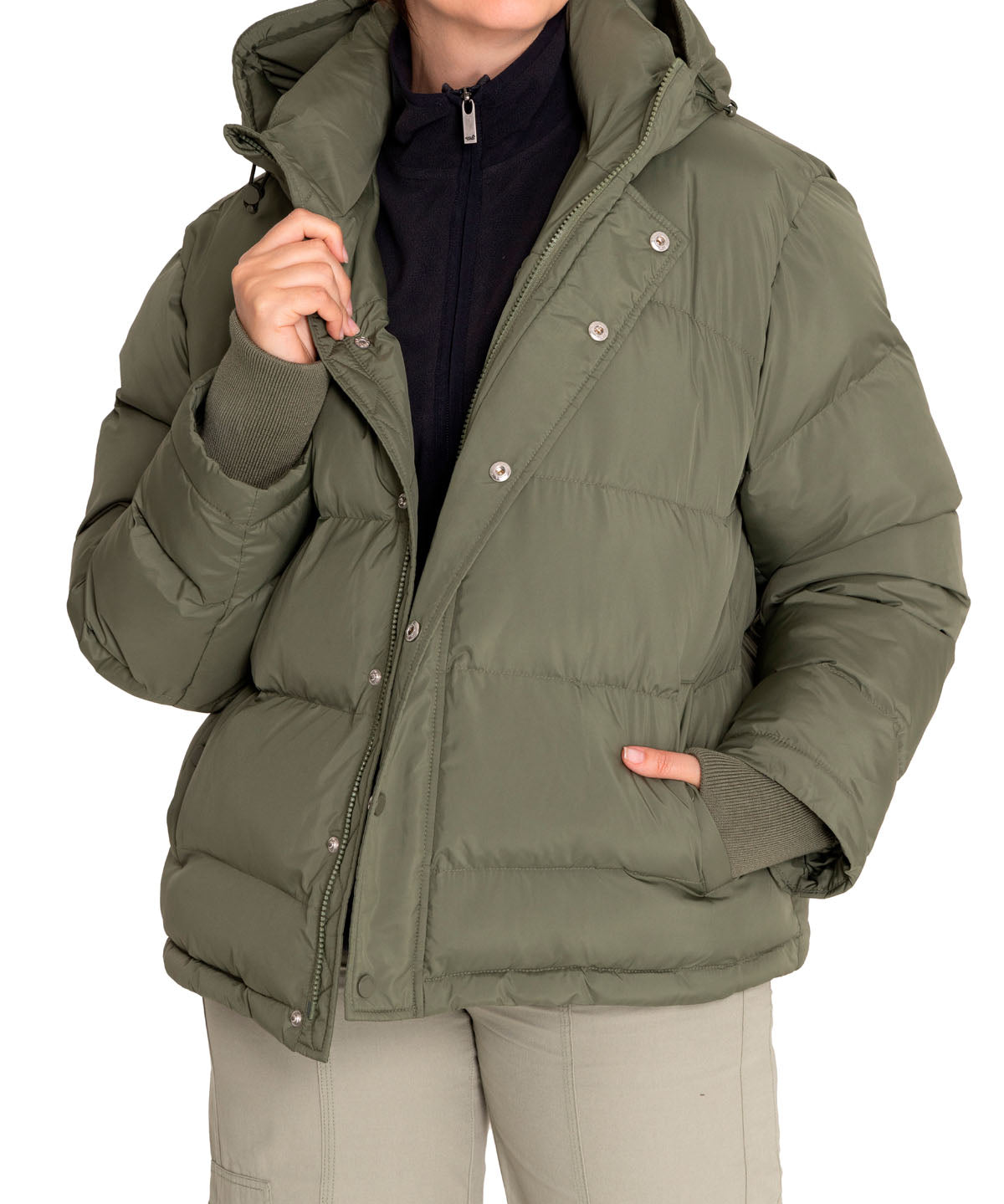 Parka Thermore Mujer Piana Verde Rockford