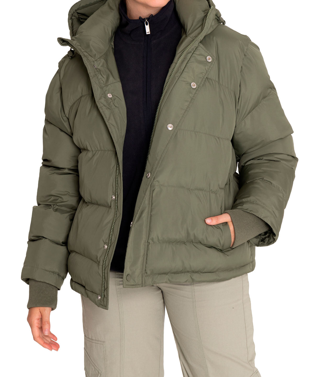 Parka Thermore Mujer Piana Verde Rockford