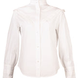 Blusa Algodón Orgánico Mujer Aitana Blanco Rockford