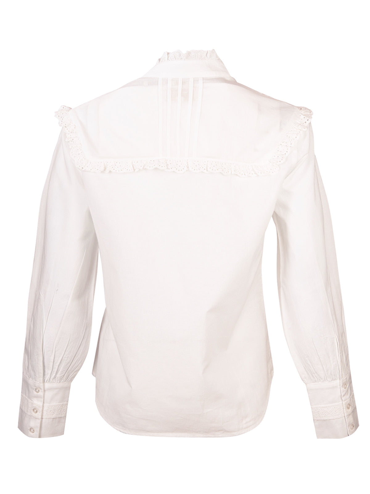 Blusa Algodón Orgánico Mujer Aitana Blanco Rockford