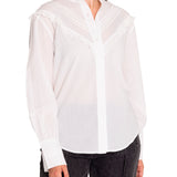 Blusa Algodón Orgánico Mujer Aitana Blanco Rockford