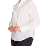 Blusa Algodón Orgánico Mujer Aitana Blanco Rockford