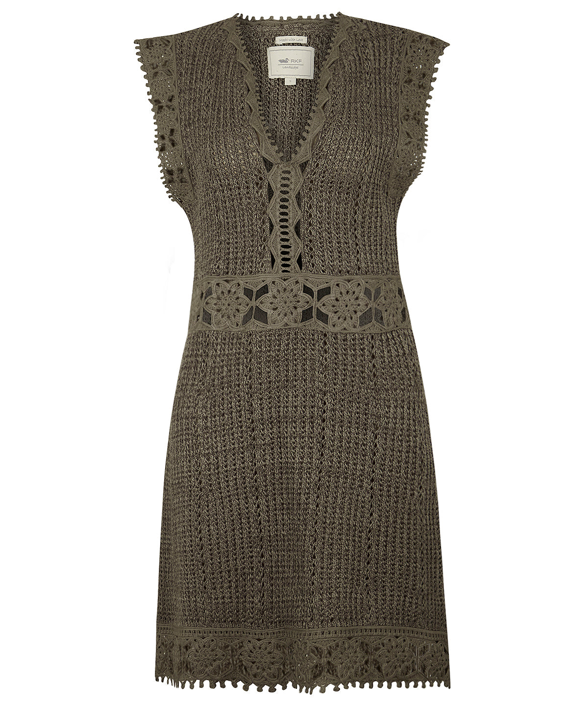 Vestido Algodón Orgánico Mujer Lito Verde Rockford