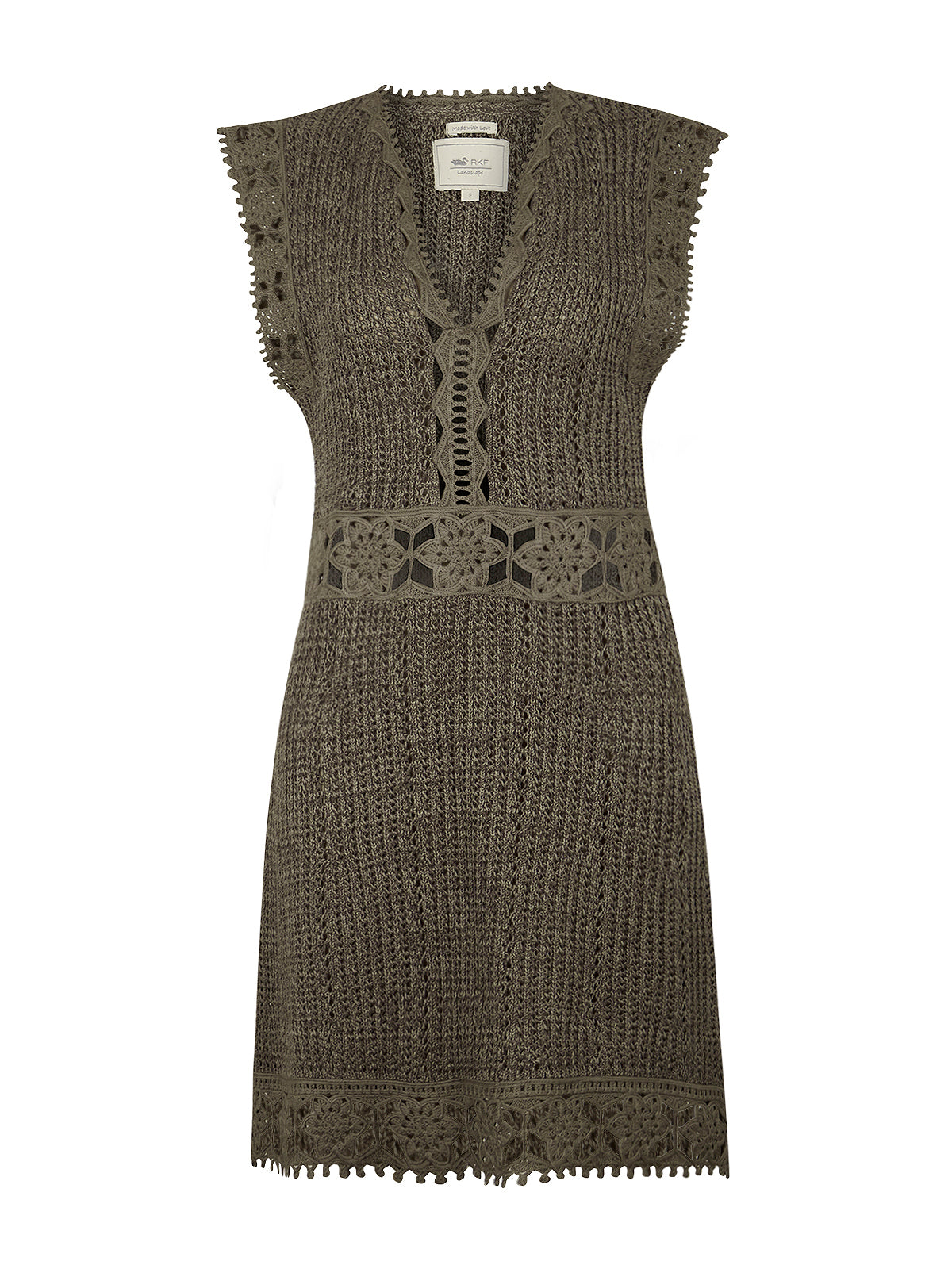 Vestido Algodón Orgánico Mujer Lito Verde Rockford