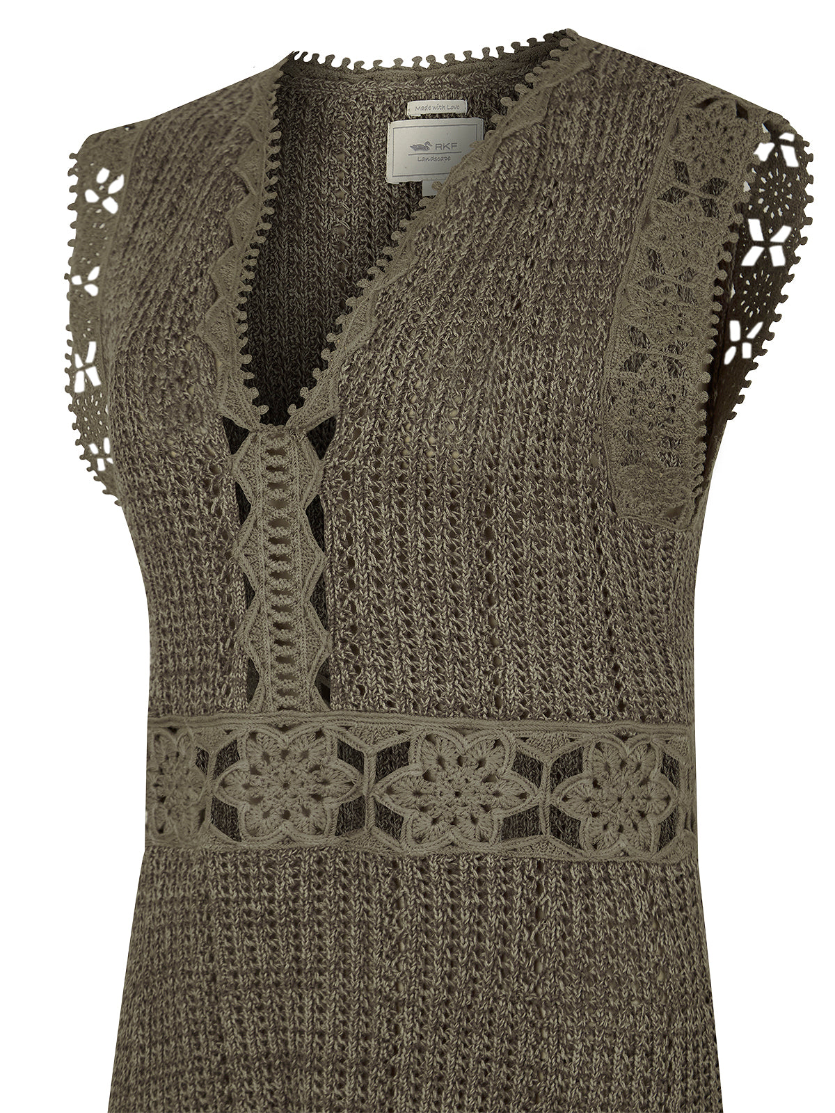 Vestido Algodón Orgánico Mujer Lito Verde Rockford