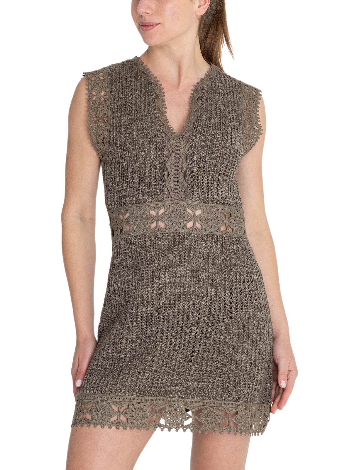 Vestido Algodón Orgánico Mujer Lito Verde Rockford