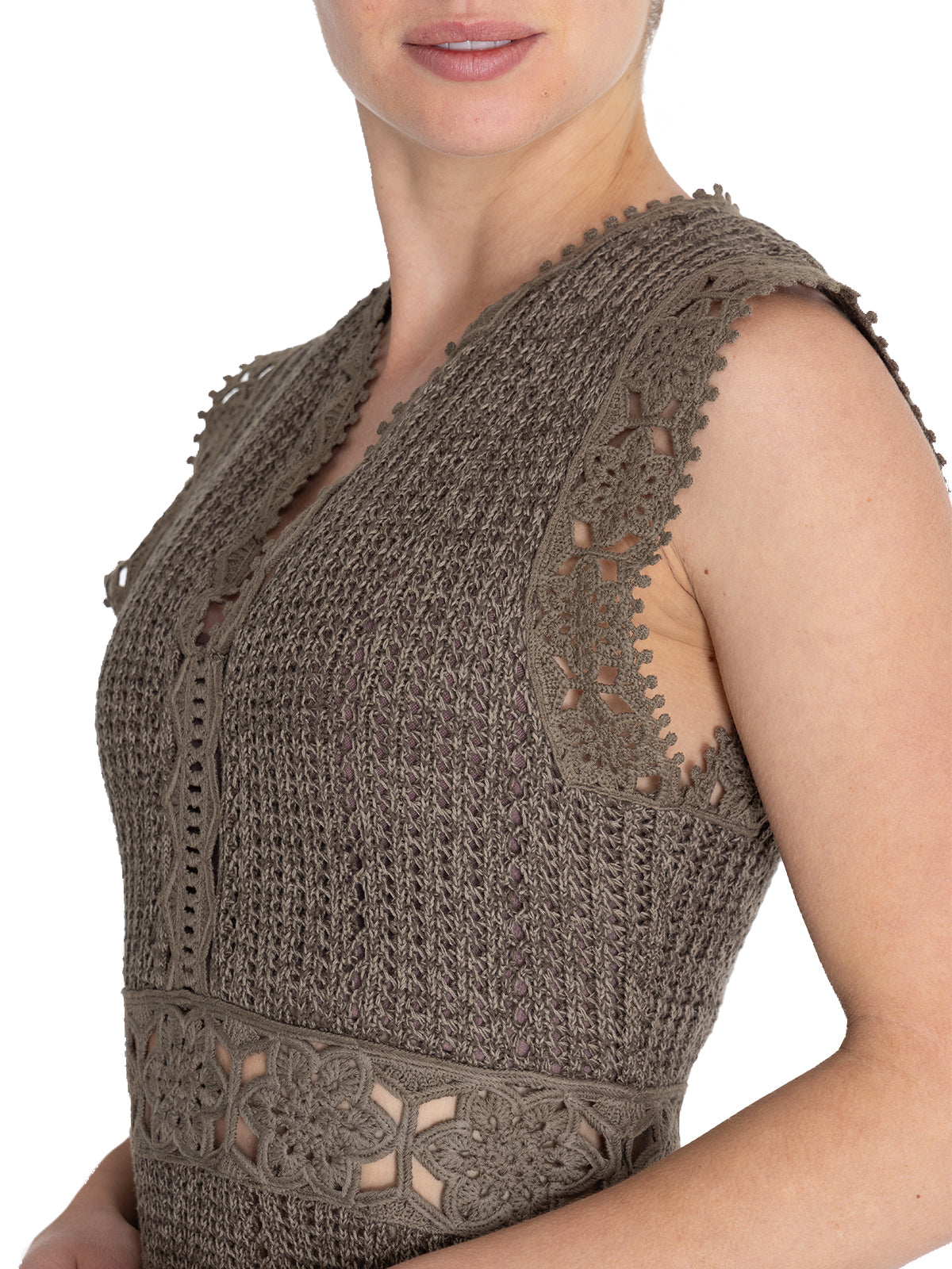 Vestido Algodón Orgánico Mujer Lito Verde Rockford